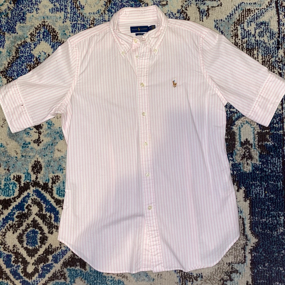 Women Polo RL Slim Fit Button Down